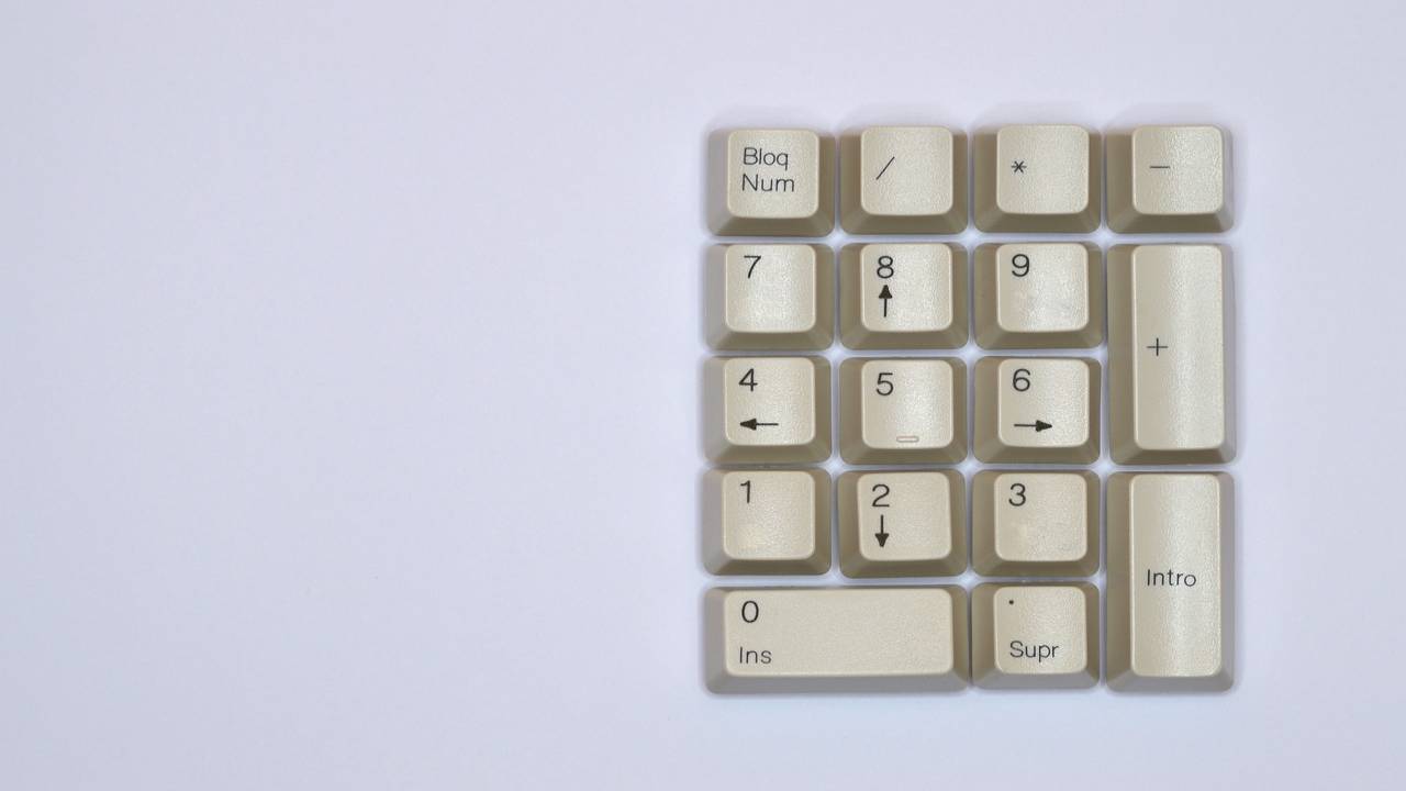 Numeric keypad