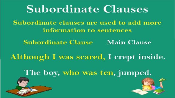 What is a Subordinate Clauses