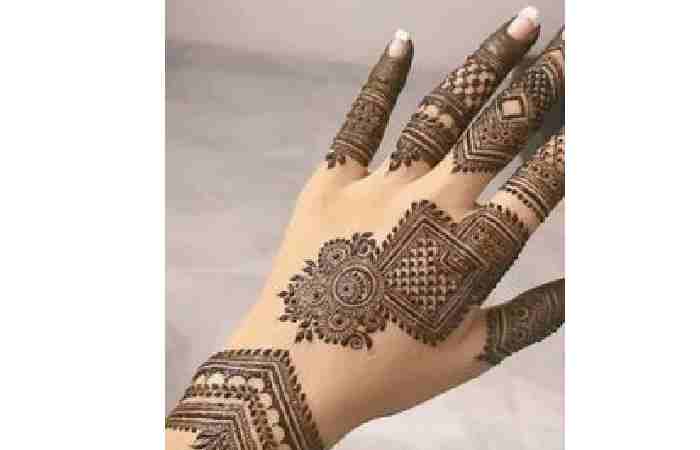 Modern Back Hand Mehndi Design (4)