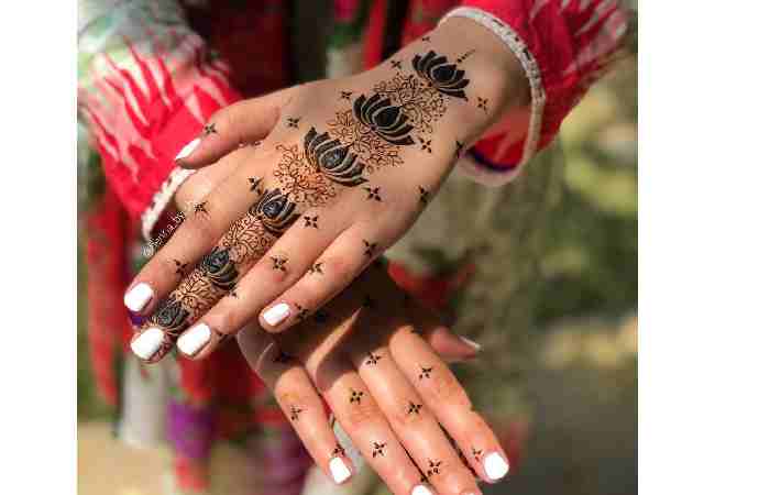 Modern Back Hand Mehndi Design (8)